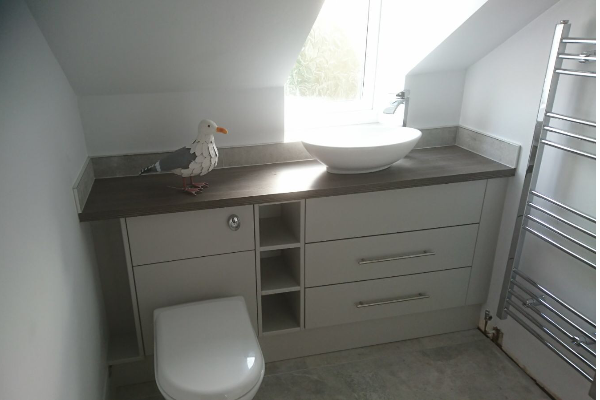 Counter top sink and worktop