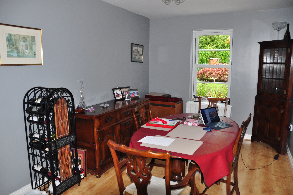 Dining room before